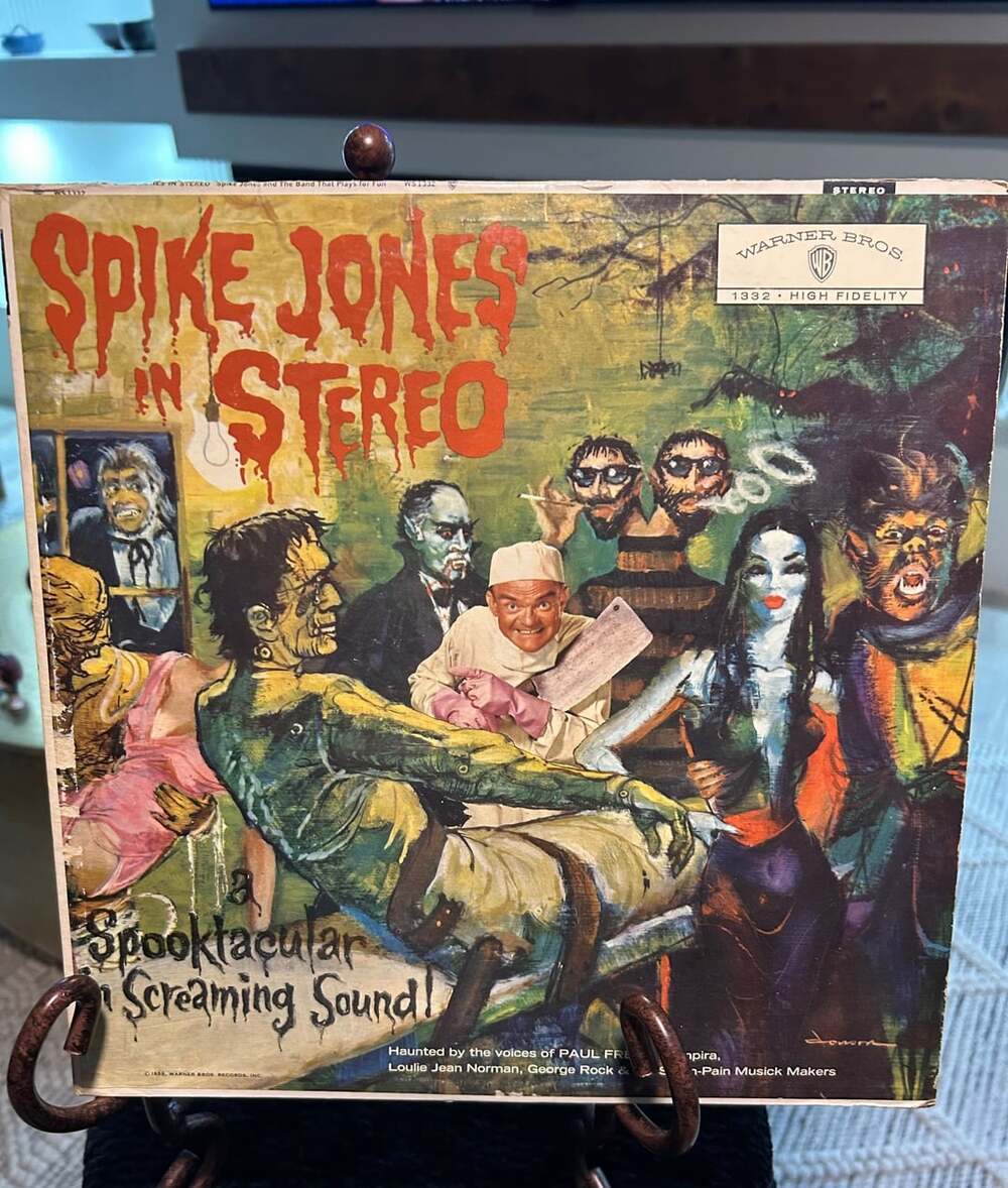 Spike Jones in Stereo LP Vinyl Record 1959 Warner Bros